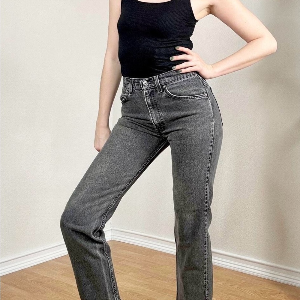 Vintage Levi's Orange Tab Slim Tapered Gray Faded